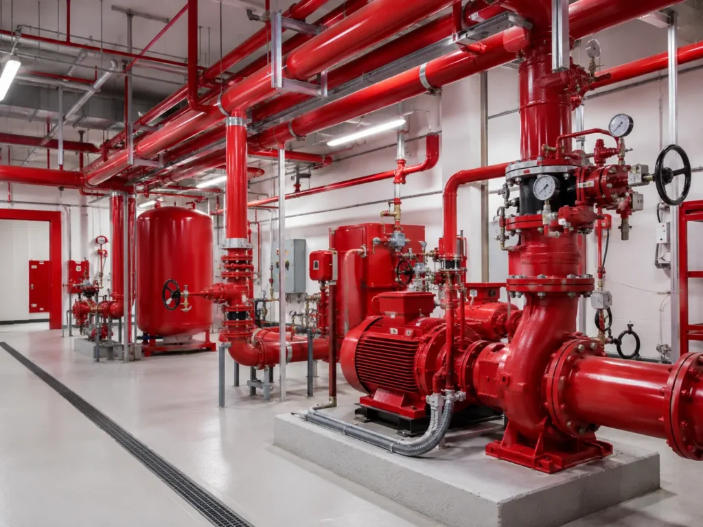 RG Mekanik Tesisat yangın tesisatı sprinkler hattı uygulaması